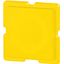 Button plate, 25 x 25 mm, yellow thumbnail 1