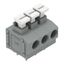 PCB terminal block push-button 1.5 mm² gray thumbnail 2