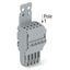 1-conductor female connector Push-in CAGE CLAMP® 1.5 mm² gray thumbnail 2