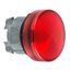 Harmony XB4, Pilot light head, metal, red, Ø22, plain lens for integral LED thumbnail 1