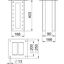 ISS160160DB WA Ceiling fastening for install. column, industry 403x250x250 thumbnail 2