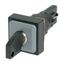 Key-operated actuator, 3 positions, black, maintained thumbnail 3