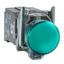 Harmony XB4, Pilot light, metal, green, Ø22, plain lens with integral LED, 24 V AC/DC thumbnail 1