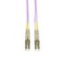 FO Patchcord Duplex LC/LC, 50/125æm OM4, LS0H-3,violet, 5.0m thumbnail 1