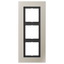 cover frame LS-plus stainless steel 3-way thumbnail 3