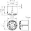 HV 60 Device/connection plug cavity wall ¨68mm, H61mm thumbnail 2