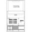 KS448 Measurement and metering transformer cabinet, Field width: 3, Rows: 0, 1400 mm x 800 mm x 215 mm, Isolated (Class II), IP31 thumbnail 7