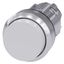 Pushbutton, 22 mm, round, metal, shiny, white, pushbutton, raised momentary contact 3SU1050-0BB60-0AA0-Z Y13 thumbnail 1