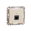 DATA Outlet CAT 5E UTP, Sedna Design & Elements, RJ45, Beige thumbnail 5