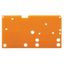 End plate snap-fit type 1.5 mm thick orange thumbnail 3