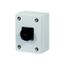 Main switch, P1, 25 A, surface mounting, 3 pole, 1 N/O, 1 N/C, STOP function, With black rotary handle and locking ring, Lockable in the 0 (Off) posit thumbnail 3