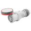 STRAIGHT CONNECTOR HP - IP66/IP67/IP68/IP69 - 3P+N+E 63A 346-415V 50/60HZ - RED - 6H - PILOT CONTACT - MANTLE TERMINAL thumbnail 2