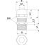 V-TEC VM LM16 MS Cable gland with long connection thread M16 thumbnail 2