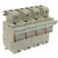 Fuse-holder, low voltage, 125 A, AC 690 V, 22 x 58 mm, 4P, IEC, UL thumbnail 3