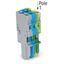 1-conductor female connector CAGE CLAMP® 4 mm² gray/blue/green-yellow thumbnail 2