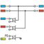 2000-5477 4-conductor sensor supply terminal block; with ground contact; with colored conductor entries thumbnail 5