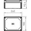 T 250 OE HD TR Junction box, closed with high transparent cover 240x190x115 thumbnail 2