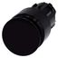 Mushroom pushbutton, 22 mm, round, plastic, black, 30 mm, latching, 3SU1000-1AA10-0AA0-Z Y11 thumbnail 1