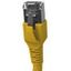 Patchcord RJ45 shielded Cat.6a 10GB, LS0H, yellow,  2.0m thumbnail 5