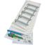 Flush-mounting expansion kit with plug-in terminal 5-row, form of delivery for projects thumbnail 1