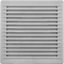 grille 170x170 Ø 150 grey thumbnail 1