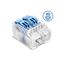 Lever wire connector SCL2 transparent / blue (box 40 pcs) thumbnail 2