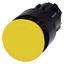 Mushroom pushbutton, 22 mm, round, plastic, yellow, 30 mm, latching, pull-to-unlatch 3SU1000-1AA30-0AA0-Z X90 thumbnail 2