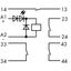 Relay module Nominal input voltage: 24 VDC 4 make contacts gray thumbnail 3