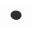 Button plate, flat black, blank thumbnail 1