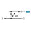 2-conductor actuator terminal block LED (red) with colored conductor e thumbnail 4