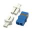 FO Coupler LC-Duplex,Singlemode,zirconia,without flange,blue thumbnail 1