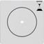 Centre plate f. time relay insert, push-button clearlens, Q.1/Q.3, p.w thumbnail 1