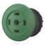 Mushroom actuator, RMQ-Titan, Mushroom, maintained, Mushroom green, Without button plate, Bezel: black thumbnail 11