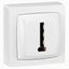 086022 8-contact telephone socket Complete surface-mounted switchgear - white thumbnail 2