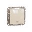 Sedna Design & Elements, 1-way Push-Button 10A Blue Loc LED, professional, beige thumbnail 4