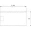 GS-KUP90 Coupling univ., for trunking depth 90 90x120 thumbnail 2