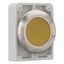 Illuminated pushbutton actuator, RMQ-Titan, flat, momentary, yellow, blank, Front ring stainless steel thumbnail 7