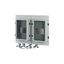 Front plate, 2xNZM4, 3p, withdrawable, W=800mm, IP55, grey thumbnail 5