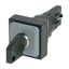 Key-operated actuator, 3 positions, black, maintained thumbnail 2