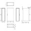 Modular enclosure 1 door IP55 H=2000 W=1000 D=500 mm thumbnail 3