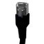 Patchcord RJ45 shielded Cat.6a 10GB, LS0H, black,   0.5m thumbnail 1