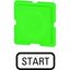 Button plate, green, START thumbnail 6