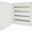 Complete flush-mounted flat distribution board, white, 33 SU per row, 4 rows, type C thumbnail 1