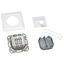 Data Outlet 2xRJ45 shielded Cat.6, UAE, 80x80mm, RAL9010 thumbnail 3