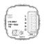 UP floor controller 10-40C, aluminum 55x55, AC230V, 16 A, 1 NO contact, PWM / 2 point control, power switch, TA, LED display, remote sensor thumbnail 3