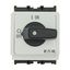 On-Off switch, P1, 32 A, service distribution board mounting, 3 pole, with black thumb grip and front plate thumbnail 12