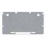 Separator plate 2 mm thick 102.3 mm wide gray thumbnail 1