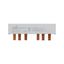 BUSBAR, low voltage, 100 A, AC 600 V, DC 600 V, 23 x 37 x 104 mm, 6P, UL thumbnail 2