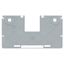 Seperator plate with jumper bar recess 2 mm thick 102.3 mm wide gray thumbnail 3