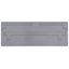 Separator plate 2 mm thick oversized light gray thumbnail 1